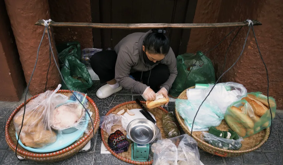 Quầy pha chế buổi sáng